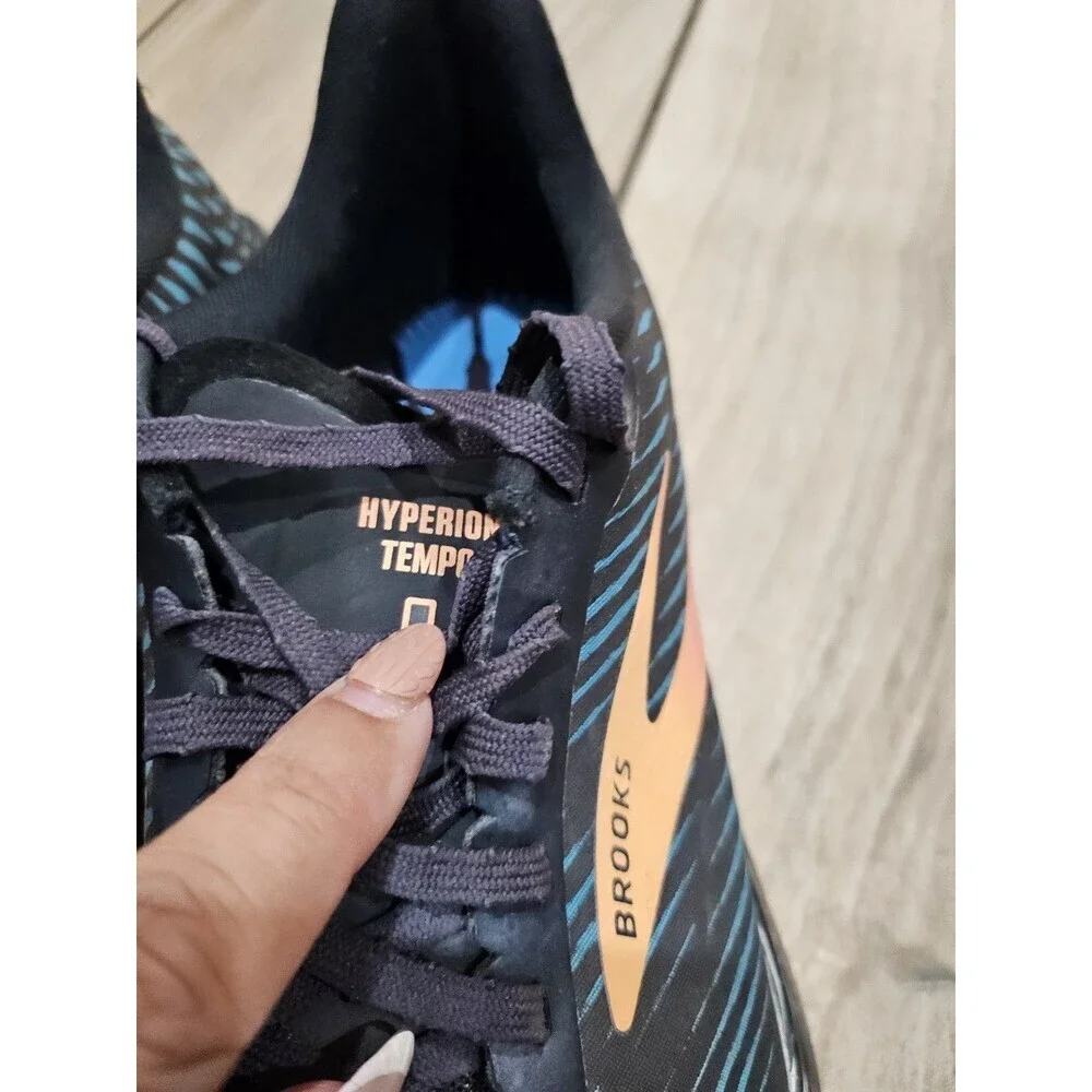 Brooks Women's Hypertension Temp Black and Teal Running Shoes 10.5 - Picture 6 of 16